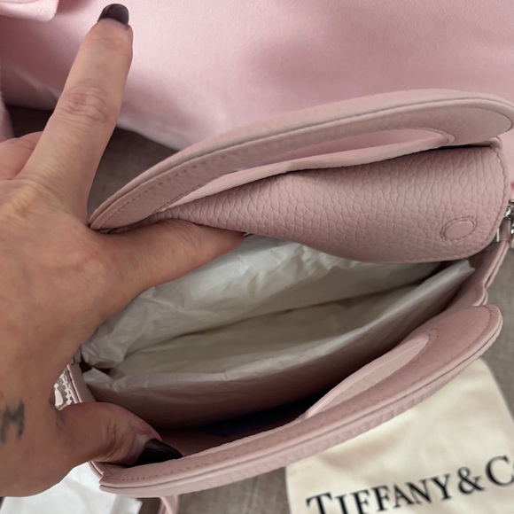 Tiffany & Co. Blush Pink Heart Crossbody Bag - Picture 3 of 6